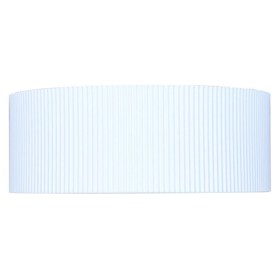 Canarm Rexton 13.88in 2-Light Flush Mount | Matte White and Gold Steel | Bedroom & Living Room | 13.88 x 13.88 x 5.13 in | Model IFM1119A14WHG