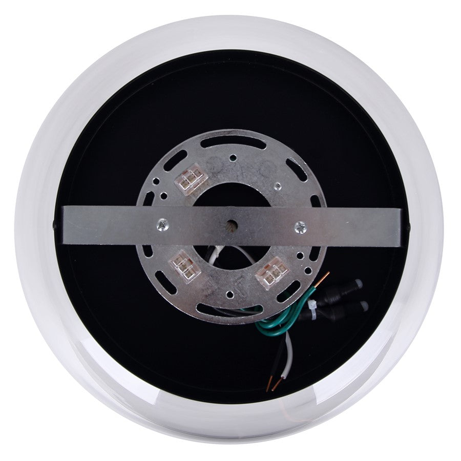 Canarm Pelia 11.88in 1-Light Flush Mount | Matte Black Steel and Clear/Opal Glass | Entryway & Hallway | 11.88 x 11.88 x 13 in | Model IFM1142A12BK