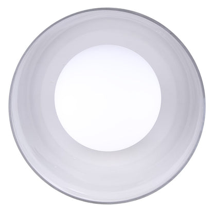 Canarm Pelia 11.88in 1-Light Flush Mount | Matte Black Steel and Clear/Opal Glass | Entryway & Hallway | 11.88 x 11.88 x 13 in | Model IFM1142A12BK