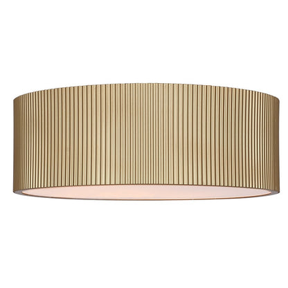 Canarm Scarlett 15in 2-Light Flush Mount | Painted Gold Steel | Entryway & Bedroom | 15 x 15 x 5.125 in | Model IFM1208A15PGD