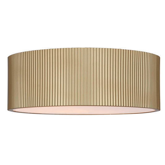 Canarm Scarlett 15in 2-Light Flush Mount | Painted Gold Steel | Entryway & Bedroom | 15 x 15 x 5.125 in | Model IFM1208A15PGD