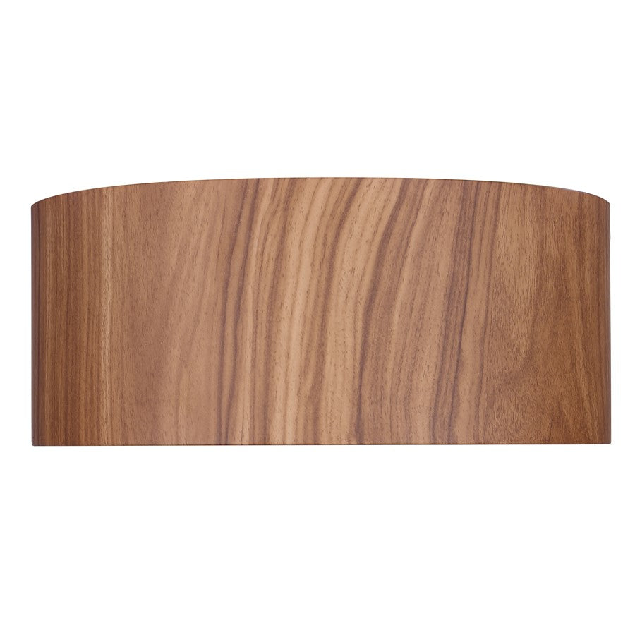 Canarm Dexter 13in 2-Light Flush Mount | Matte Black and Wood Accent | Bedroom & Kitchen | 13 x 5.25 in | Model IFM318A13BKW