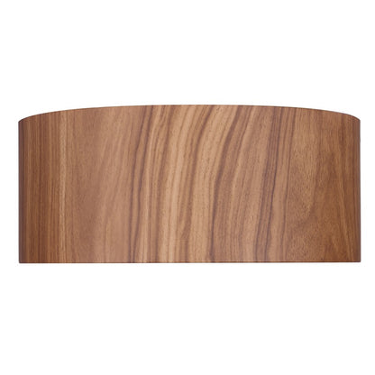 Canarm Dexter 13in 2-Light Flush Mount | Matte Black and Wood Accent | Bedroom & Kitchen | 13 x 5.25 in | Model IFM318A13BKW