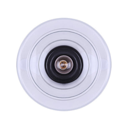 Canarm Chicago 12.5in 1-Light Flush Mount | Oil Rubbed Bronze and Clear Glass | Hallway & Bedroom Closet | 12.5 x 9.25 in | Model IFM459B13ORB