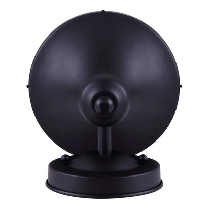 Canarm Madison 6in 1-Light Outdoor Lantern | Industrial Matte Black and Clear Glass | Porch & Garage Wall Light | Model IOL143TBK-C