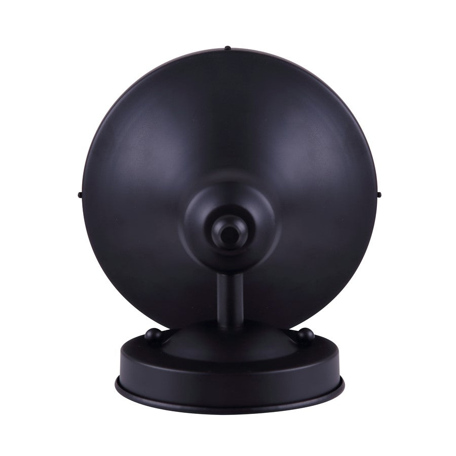 Canarm Madison 6in 1-Light Outdoor Lantern | Industrial Matte Black and Clear Glass | Porch & Garage Wall Light | Model IOL143TBK-C