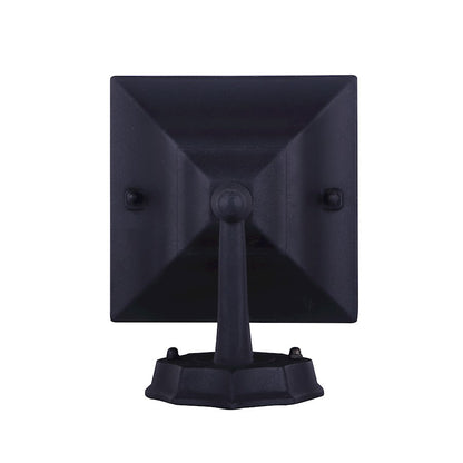 Canarm Fieldhouse 11in 1-Light Outdoor Wall Light Twinpack | Black Steel and Seeded Glass | Porch & Entryway | 6.25 x 7.75 x 11 in | Model IOL183TBK-C