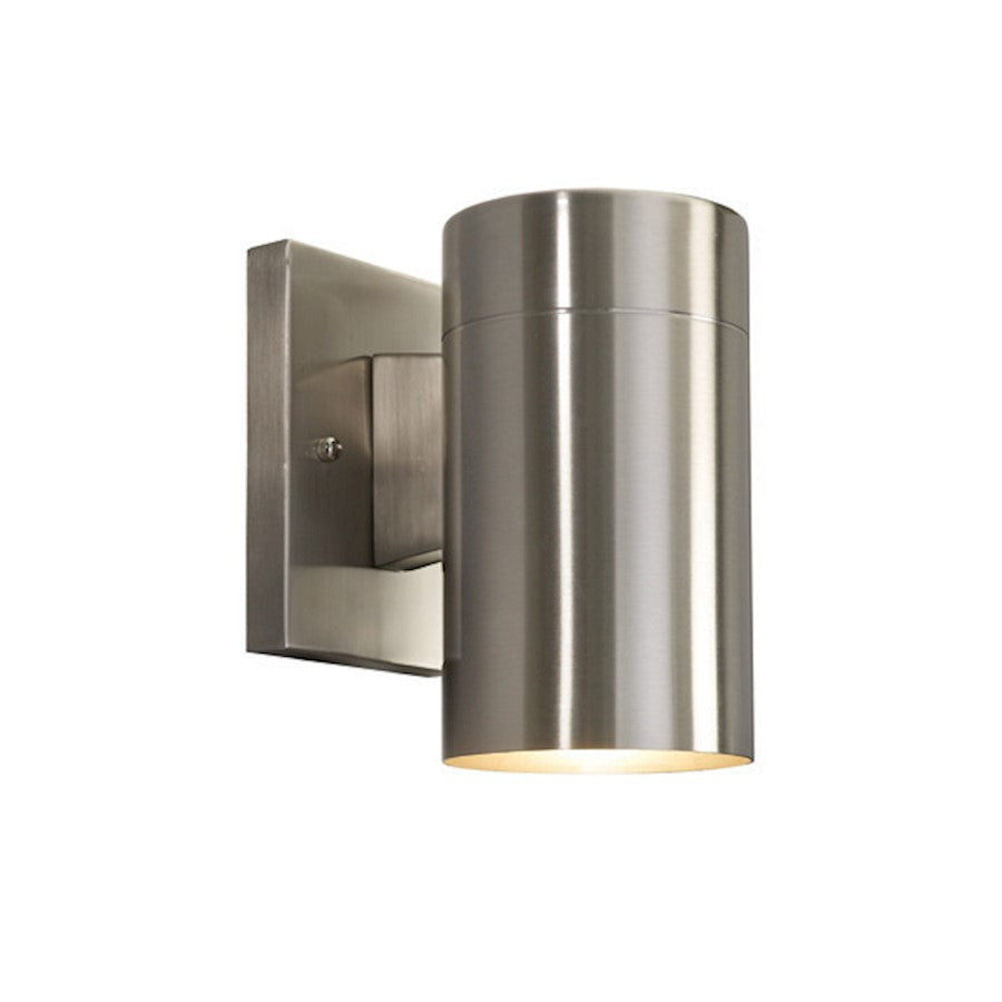 Canarm Night Sky 7in 1-Light Outdoor Wall Sconce | Brushed Nickel Steel/Copper Wire | Covered Patios & Entryways | Model IOL211BN