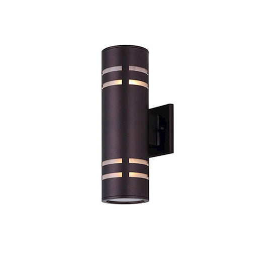 Canarm Tay 13in 1-Light Outdoor Downlight | Oil Rubbed Bronze and Clear Glass | Entryway & Patio | 4.25 x 5 x 13 in | Model IOL256ORB