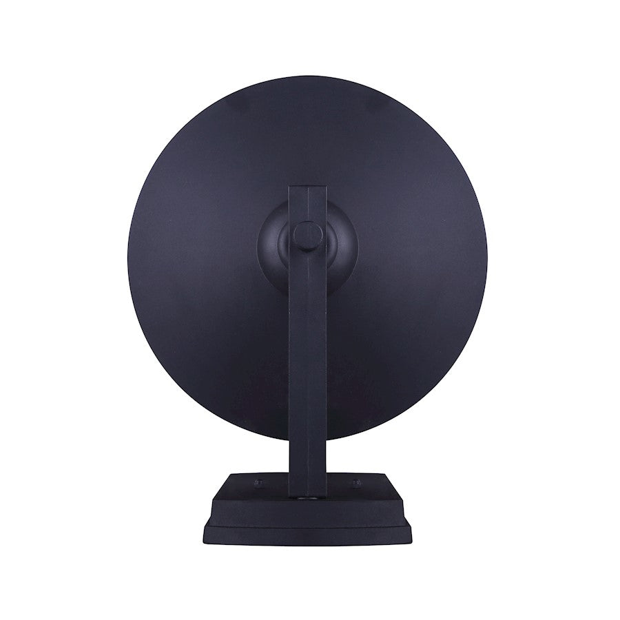 Canarm Treehouse 19in 1-Light Outdoor Wall Sconce | Black Metal and Clear Glass | Porch & Patio | 11.5 x 14.25 x 19 in | Model IOL314BK