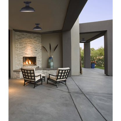 Canarm Marcella 12in 1-Light Outdoor Sconce | Matte Black and Frosted Glass | Covered Porch & Entryway | 12 x 8 in | Model IOL360BK