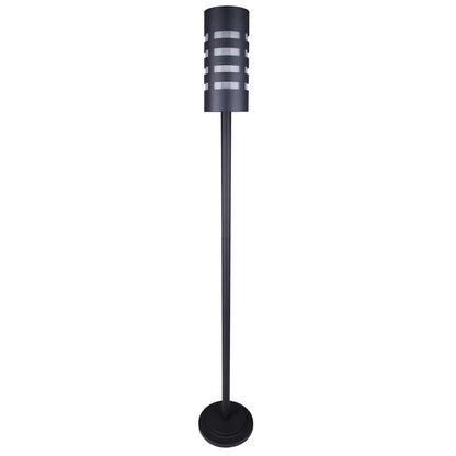 Canarm Tayla 1-Light 62in Outdoor Post Lantern | Modern Black and Frosted Glass | Driveway & Patio | 9 x 9 x 62 in | Model IOL571BK
