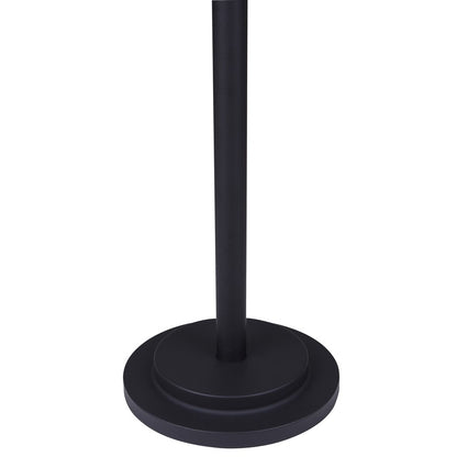 Canarm Tayla 1-Light 62in Outdoor Post Lantern | Modern Black and Frosted Glass | Driveway & Patio | 9 x 9 x 62 in | Model IOL571BK