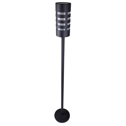 Canarm Tayla 1-Light 62in Outdoor Post Lantern | Modern Black and Frosted Glass | Driveway & Patio | 9 x 9 x 62 in | Model IOL571BK