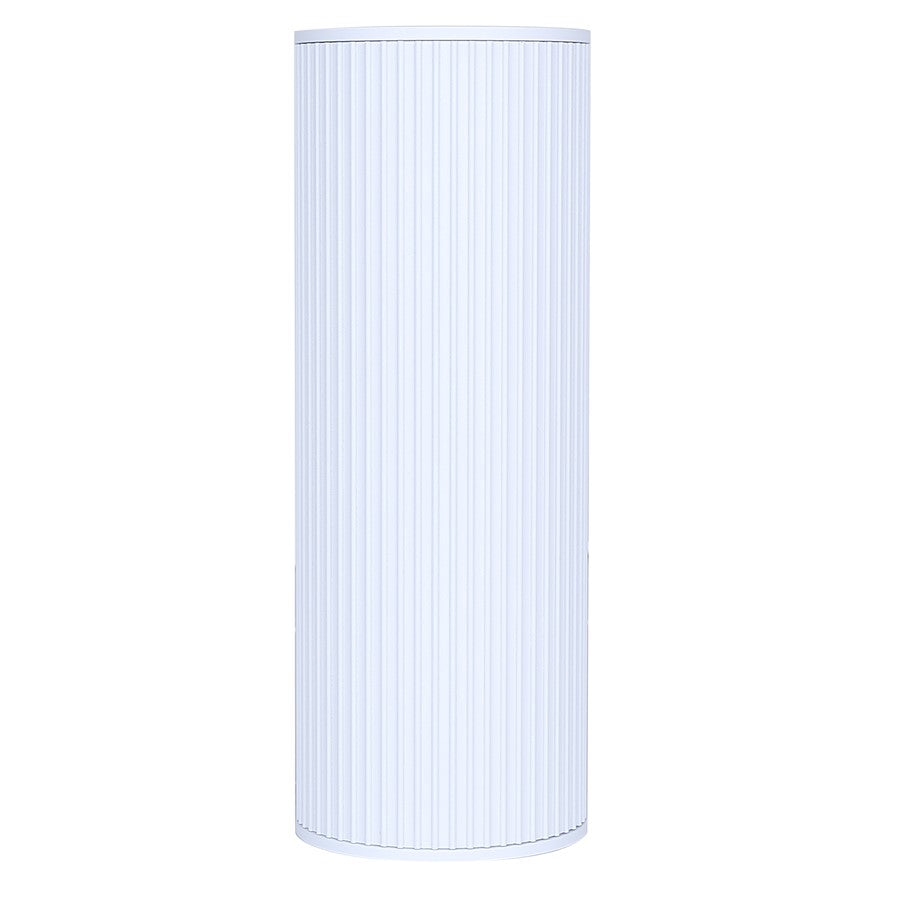 Canarm Rexton 11.75in 2-Light Outdoor Lantern | Modern White and Frosted Glass | Porch & Entryway Wall Light | 4.25 x 6.62 x 11.75 in | Model IOL639WH
