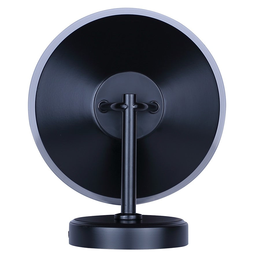 Canarm Orillia 9.75in 1-Light Outdoor Lantern | Matte Black Steel and Clear Glass | Patio & Entryway Downlight | Model IOL729BK