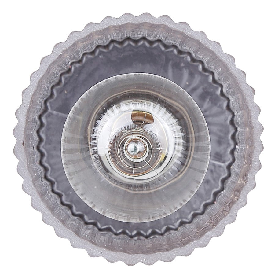 Canarm Jenner 4.75in 1-Light Pendant | Modern Matte Black and Gold Clear Ribbed Glass | Kitchen Island & Dining Room | Model IPL1143A01BKG