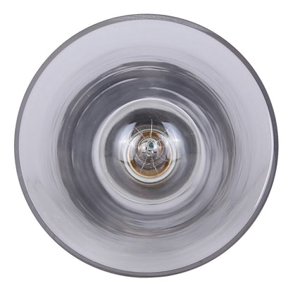 Canarm Luisa 5.88in 1-Light Pendant | Mid-Century Matte Black and Clear Glass | Kitchen & Bathroom Damp Rated | Model IPL1144A01BK