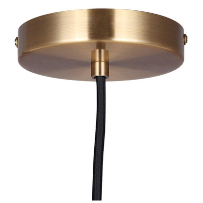Canarm Kinslea 4.75in 1-Light Pendant | Gold and Frosted Ribbed Glass | Kitchen Island & Dining Room | 4.75 x 4.75 x 11.75 in | Model IPL1165A01GD