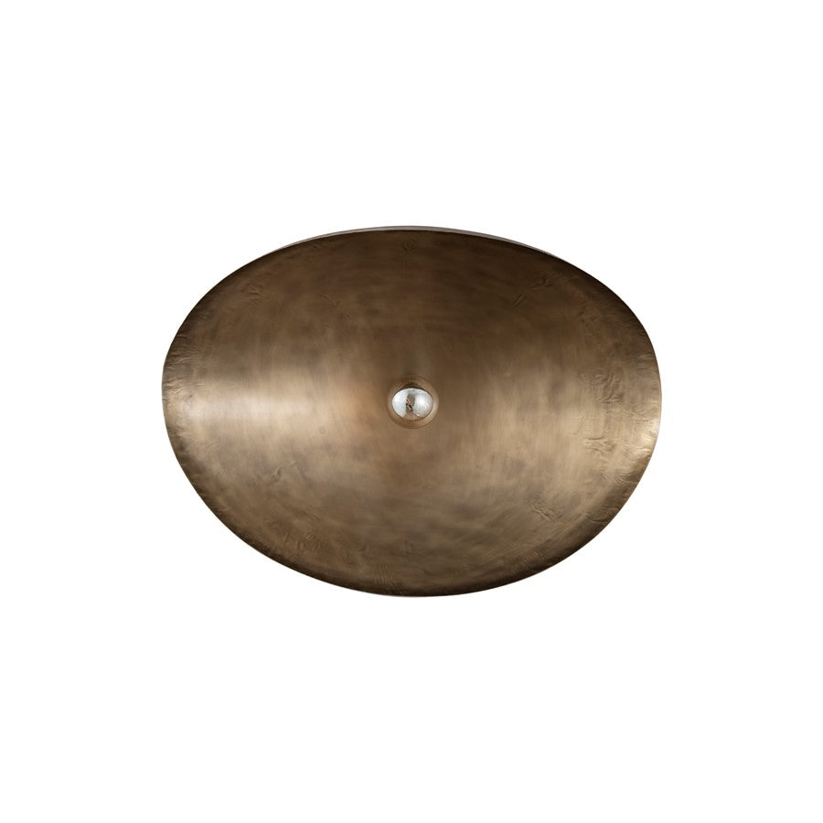 Canarm Maverick 29in 1-Light Pendant | Antique Brass Iron | Dining Room & Kitchen Island | 29 x 21 x 12 in | Model IPL1182A01AB29
