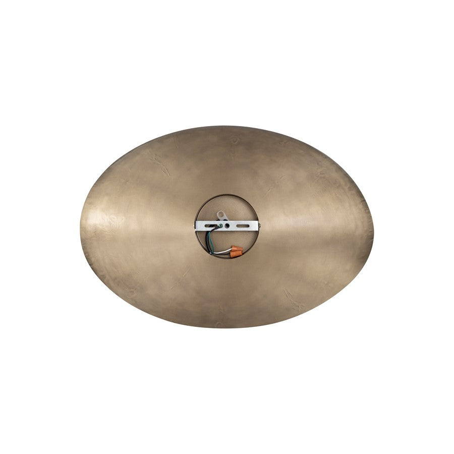 Canarm Maverick 29in 1-Light Pendant | Antique Brass Iron | Dining Room & Kitchen Island | 29 x 21 x 12 in | Model IPL1182A01AB29