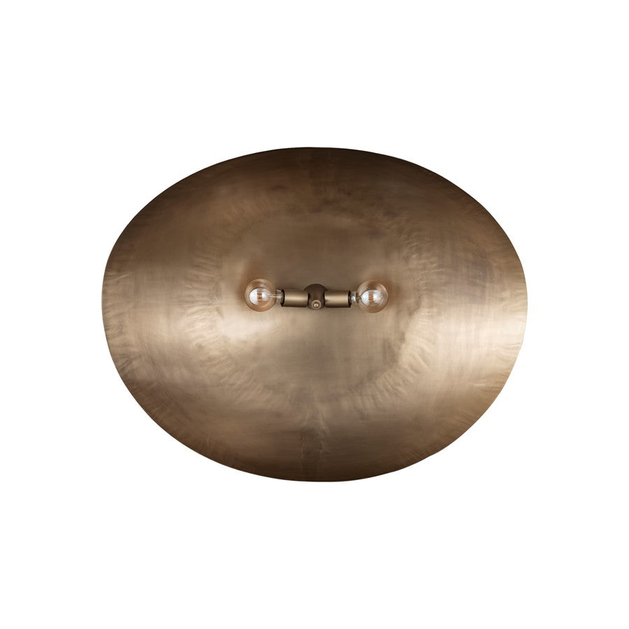 Canarm Maverick 39in 2-Light Pendant | Antique Brass Iron | Dining Room & Great Room | 39 x 30 x 13 in | Model IPL1182A02AB40