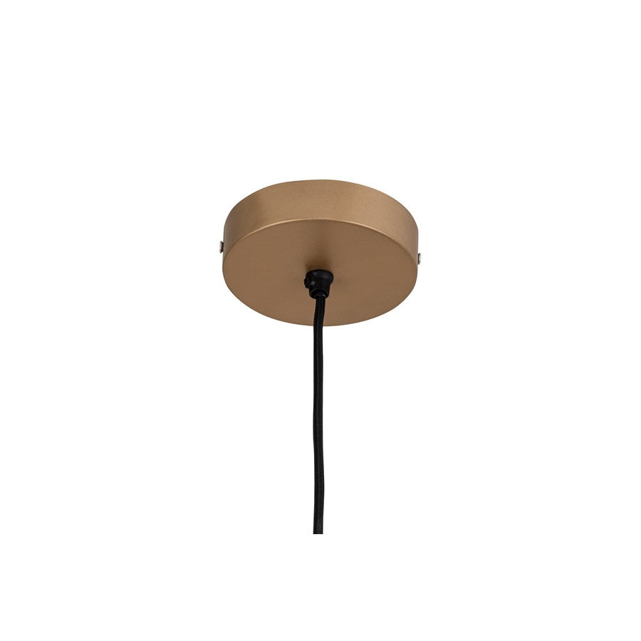 Canarm Sage 31in 1-Light Pendant | Natural Handwoven Jute and Iron Frame | Kitchen & Dining Room | 31 x 31 x 7 in | Model IPL1186A01NA32