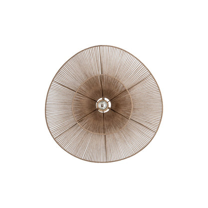 Canarm Sage 31in 1-Light Pendant | Natural Handwoven Jute and Iron Frame | Kitchen & Dining Room | 31 x 31 x 7 in | Model IPL1186A01NA32