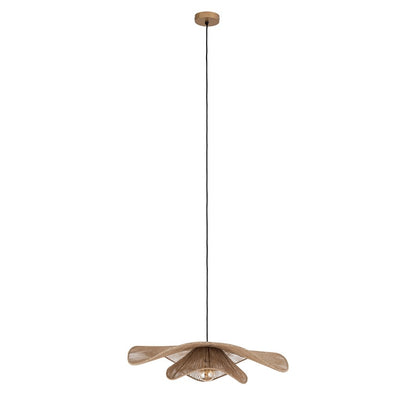 Canarm Sage 31in 1-Light Pendant | Natural Handwoven Jute and Iron Frame | Kitchen & Dining Room | 31 x 31 x 7 in | Model IPL1186A01NA32