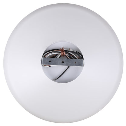 Canarm Holland 22in 4-Light Pendant | Matte White and Gold Interior Steel | Kitchen Island & Dining Room | 22 x 22 x 13 in | Model IPL1203A04WHG22