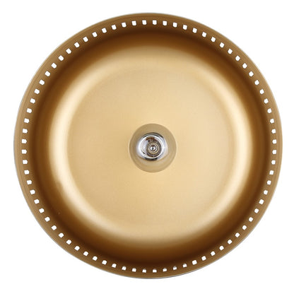 Canarm Miles 13in 1-Light Pendant | Matte Black and Gold Interior Steel | Dining Room & Kitchen | 13 x 13 x 13.5 in | Model IPL1207A01BK