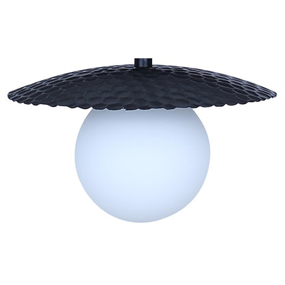 Canarm Mierka 32.5in 3-Light Pendant | Matte Black Steel and Opal Glass | Dining Room & Kitchen | 32.5 x 7.9 x 14.6-56.6 in | Model IPL1209A03BK9