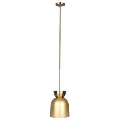 Canarm Aurea 9in 1-Light Pendant | Gold Metal Finish | Dining Room & Kitchen Island | 9 x 9 x 17.25 in | Model IPL2102B01GDP