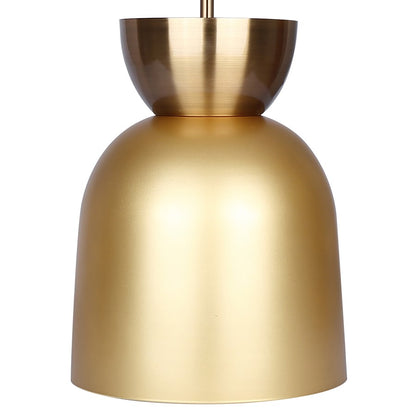 Canarm Aurea 9in 1-Light Pendant | Gold Metal Finish | Dining Room & Kitchen Island | 9 x 9 x 17.25 in | Model IPL2102B01GDP