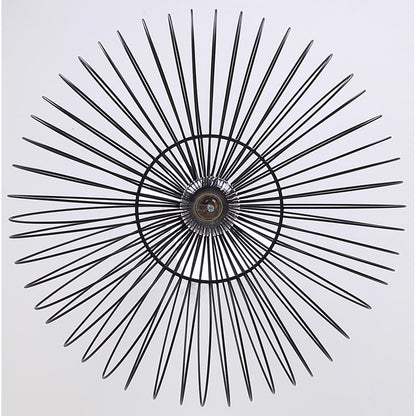 Canarm Stockholm 16in 1-Light Pendant | Matte Black Metal | Living Room & Dining Room | 16 x 16 x 12.5 in | Model IPL2112B01BK