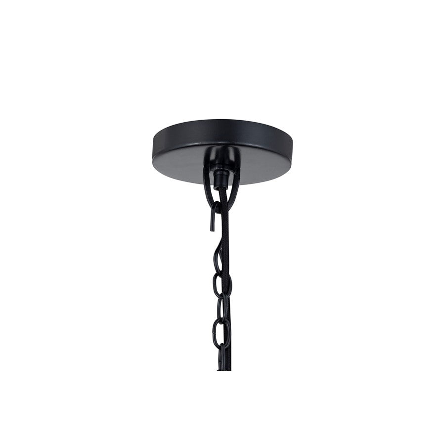 Canarm Kara 20in 3-Light Pendant | Industrial Matte Black and Mesh Iron | Kitchen Island & Dining Room | 20 x 20 x 31 in | Model IPL2154B03BP