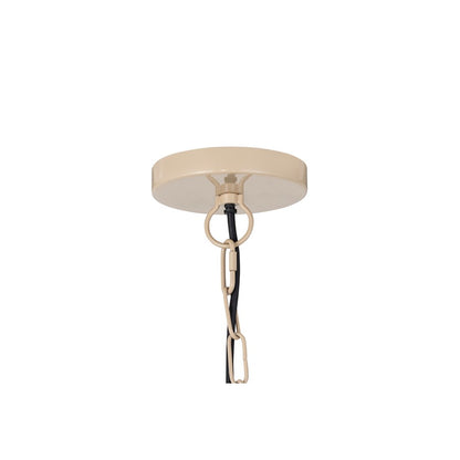 Canarm Sidney 23in 3-Light Pendant | Coastal Natural Rattan and Iron | Dining Room & Living Room | 23 x 23 x 17 in | Model IPL2156B03NA