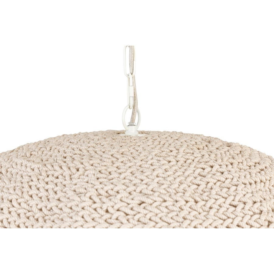 Canarm Kutna 26in 3-Light Swag Pendant | Boho Modern Natural Woven Iron | Kitchen Island & Living Room | 26 x 26 x 18 in | Model IPL2179B03NA
