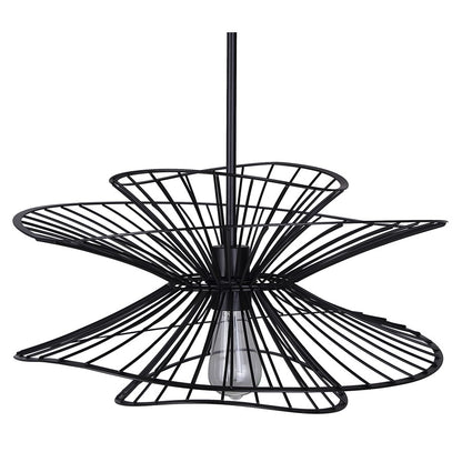 Canarm Channel 20in 6-Light Pendant | Industrial Black Steel | Kitchen Island & Dining Room | 20 x 20 x 16.625 in | Model IPL2193B01BK