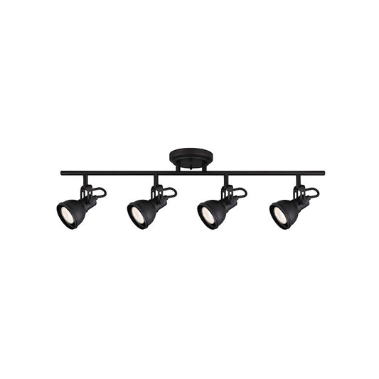 Canarm Polo 9in 1-Light Pendant | Matte Black Steel | Entryway & Kitchen Island | 9 x 9 x 59.75 in | Model IPL222B01BK