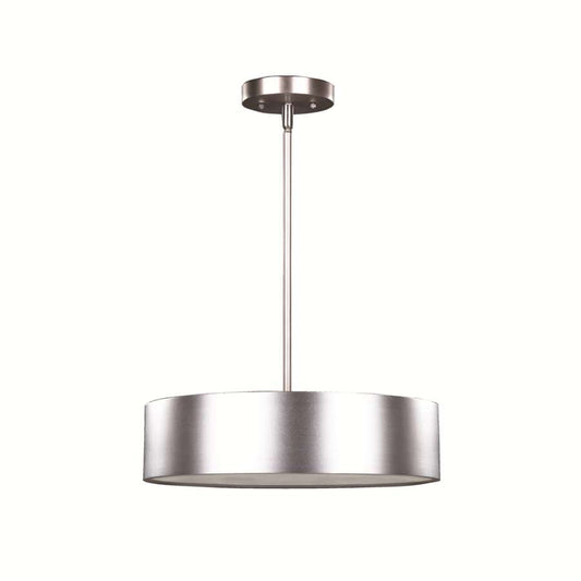 Canarm Dexter 58.5in 3-Light Pendant | Aluminum and Frosted Glass | Kitchen Island & Dining Room | 15.75 x 15.75 x 58.5 in | Model IPL318A03AL