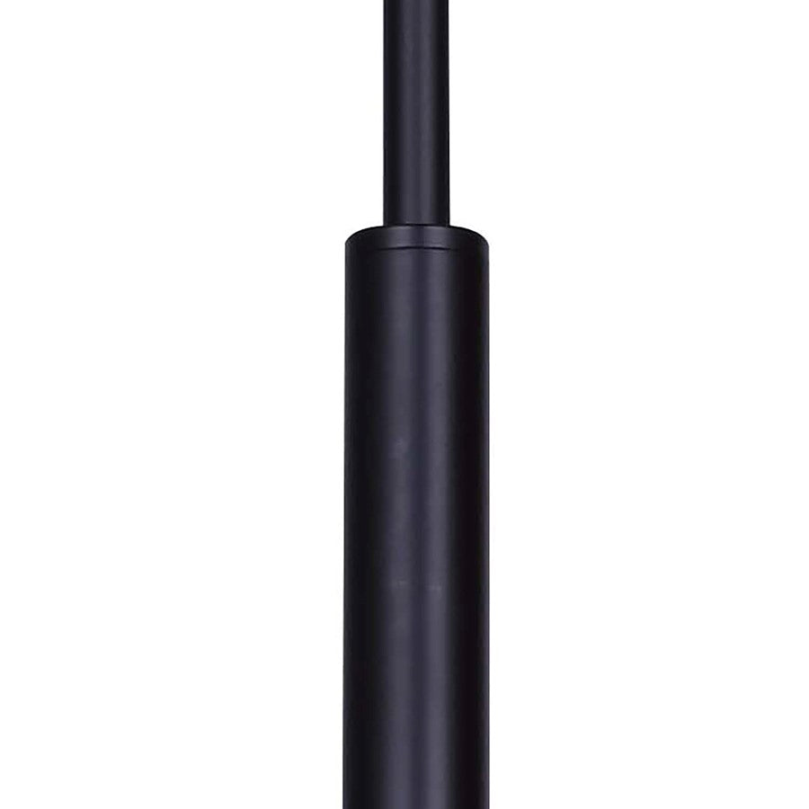 Canarm Viggo 8in 1-Light Pendant | Matte Black | Kitchen Island & Dining Room | 8 x 8 x 16 in | Model IPL696B01BK