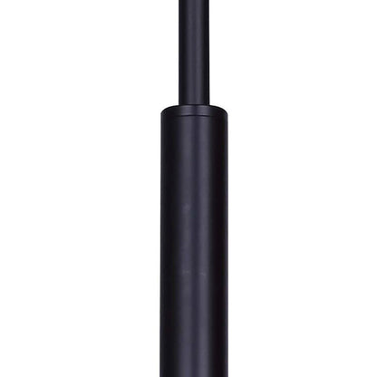 Canarm Viggo 8in 1-Light Pendant | Matte Black | Kitchen Island & Dining Room | 8 x 8 x 16 in | Model IPL696B01BK