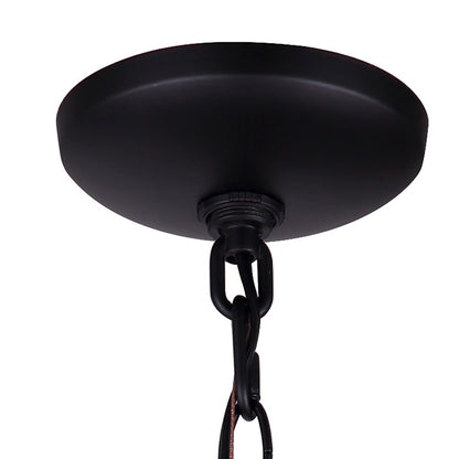 Canarm Delta 13in 1-Light Pendant | Modern Matte Black and Gold Opal Glass | Kitchen Island & Dining Room | 13 x 13 x 16.5 in | Model IPL708B01BKG