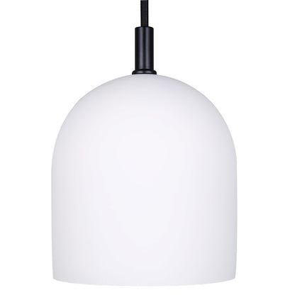 Canarm Jack 6in 1-Light Pendant | Matte Black and Grey White Cement | Kitchen Island & Dining Room | 6 x 6 x 10.5 in | Model IPL729B01BK6-W