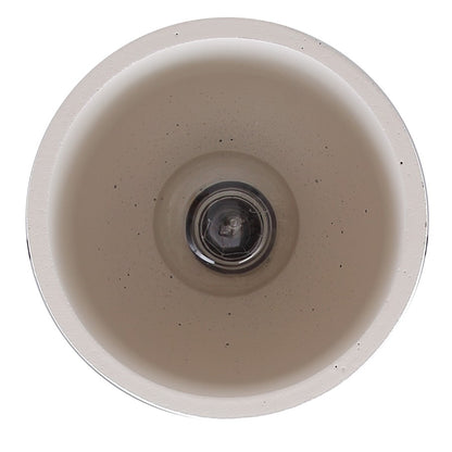 Canarm Jack 6in 1-Light Pendant | Matte Black and Grey White Cement | Kitchen Island & Dining Room | 6 x 6 x 10.5 in | Model IPL729B01BK6-W