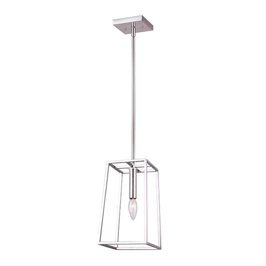 Canarm Wexford 6in 1-Light Pendant | Brushed Nickel Metal | Kitchen Island & Dining Room | 6 x 6 x 20 in | Model IPL763A01BN