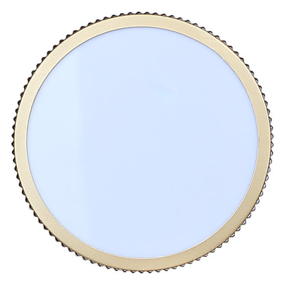 Canarm Scarlett 8in 1-Light Semi Flush Mount | Painted Gold and Ribbed Metal | Entryway & Hallway | 8 x 8 x 8.5 in | Model ISF1208A01PGD