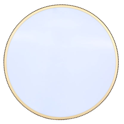 Canarm Scarlett 18in 2-Light Semi Flush Mount | Painted Gold and Ribbed Metal | Kitchen & Dining Room | 18 x 18 x 9.75 in | Model ISF1208A02PGD