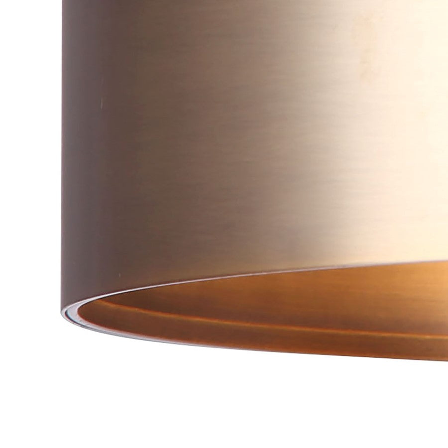 Canarm Lola 15in 3-Light Semi-Flush | Classic Gold Metal | Bedroom & Living Room | 15 x 15 x 11.5 in | Model ISF669B03GD